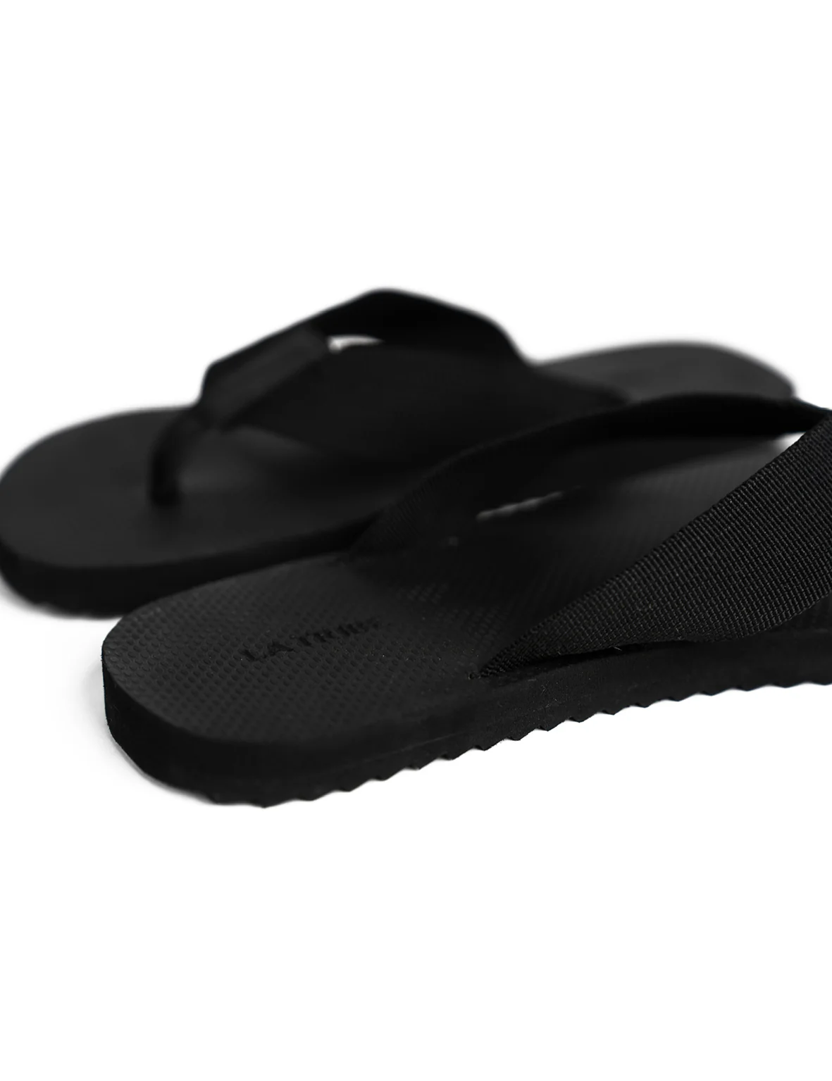 La Tribe Canvas Thong - Black - Image 7