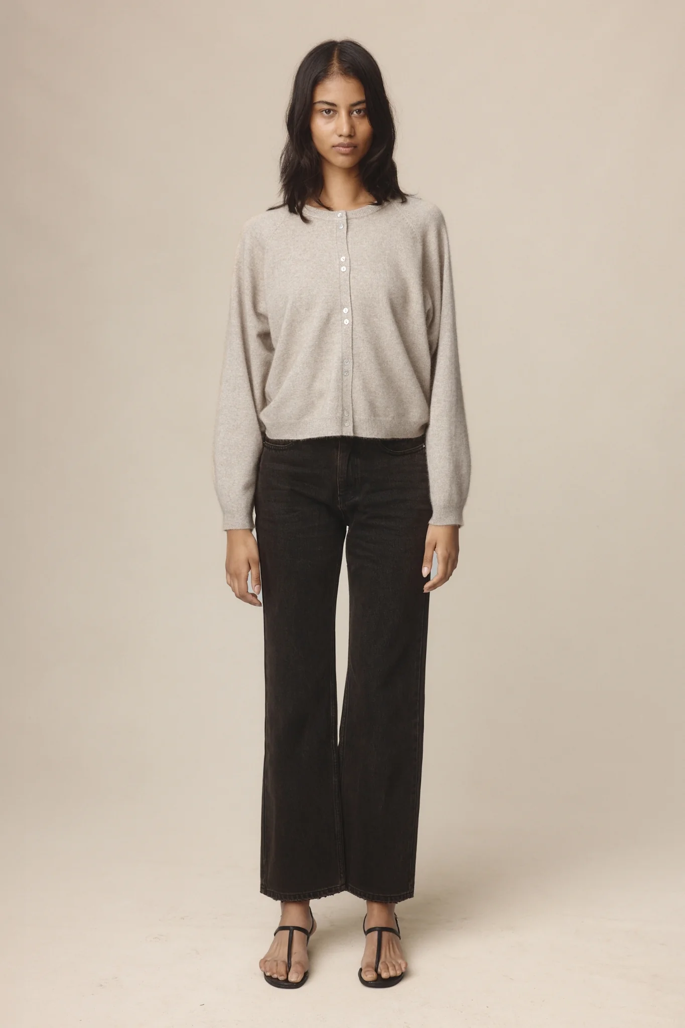 Marle Babette Cardigan - Buff