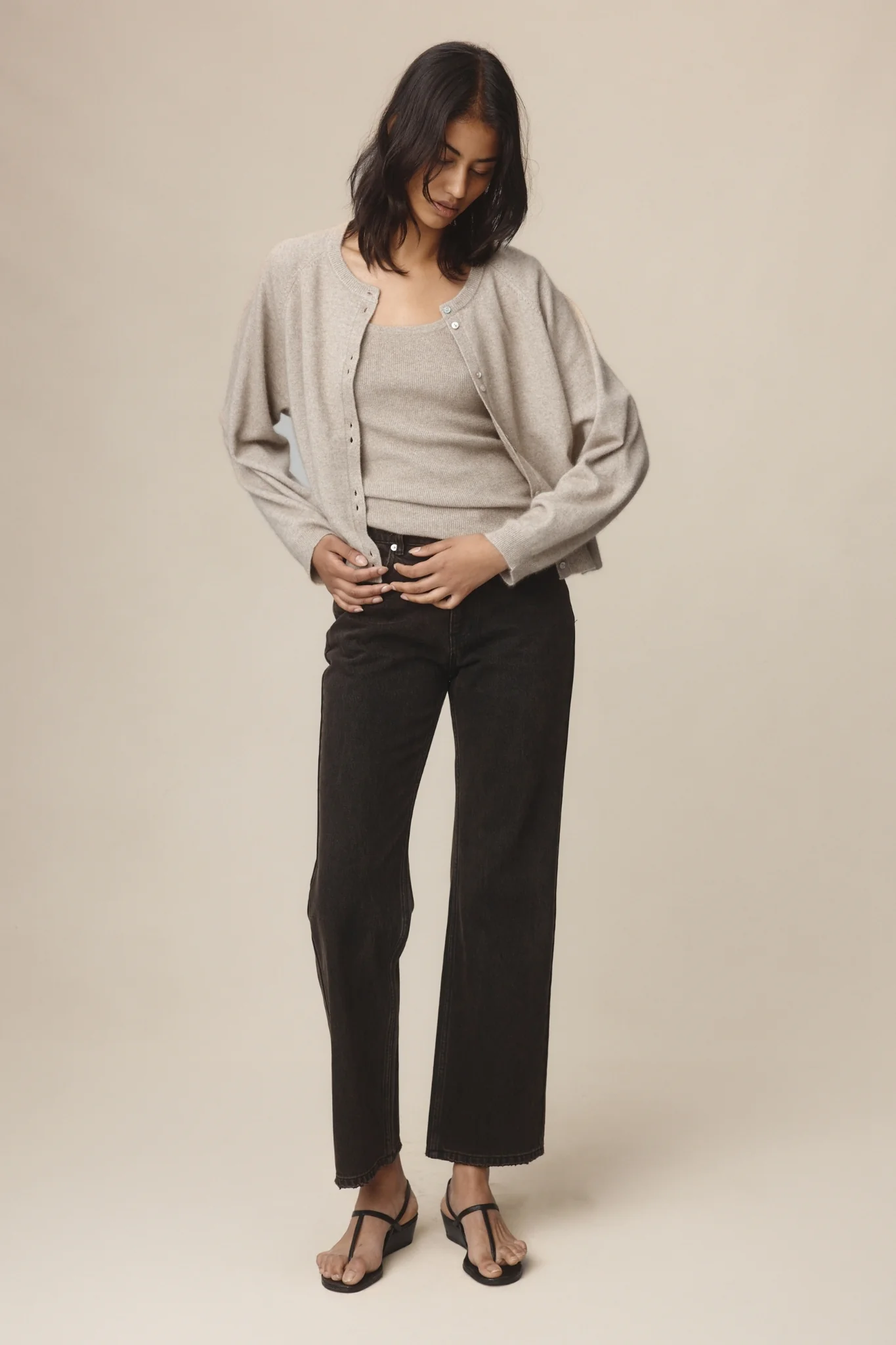 Marle Babette Cardigan - Buff - Image 2
