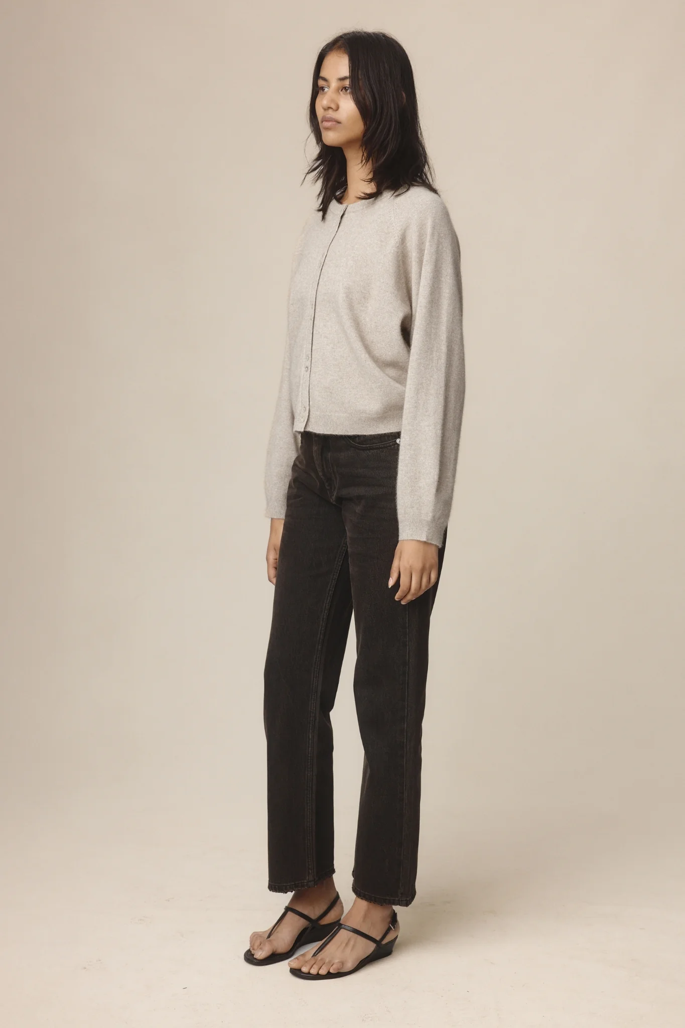 Marle Babette Cardigan - Buff - Image 4