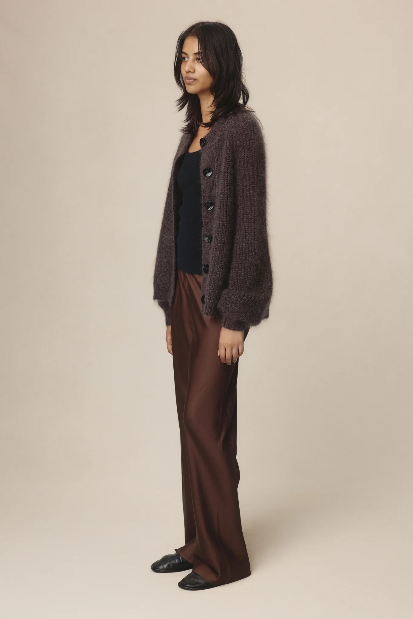 Marle Jasper Cardigan - Tapenade - Image 3
