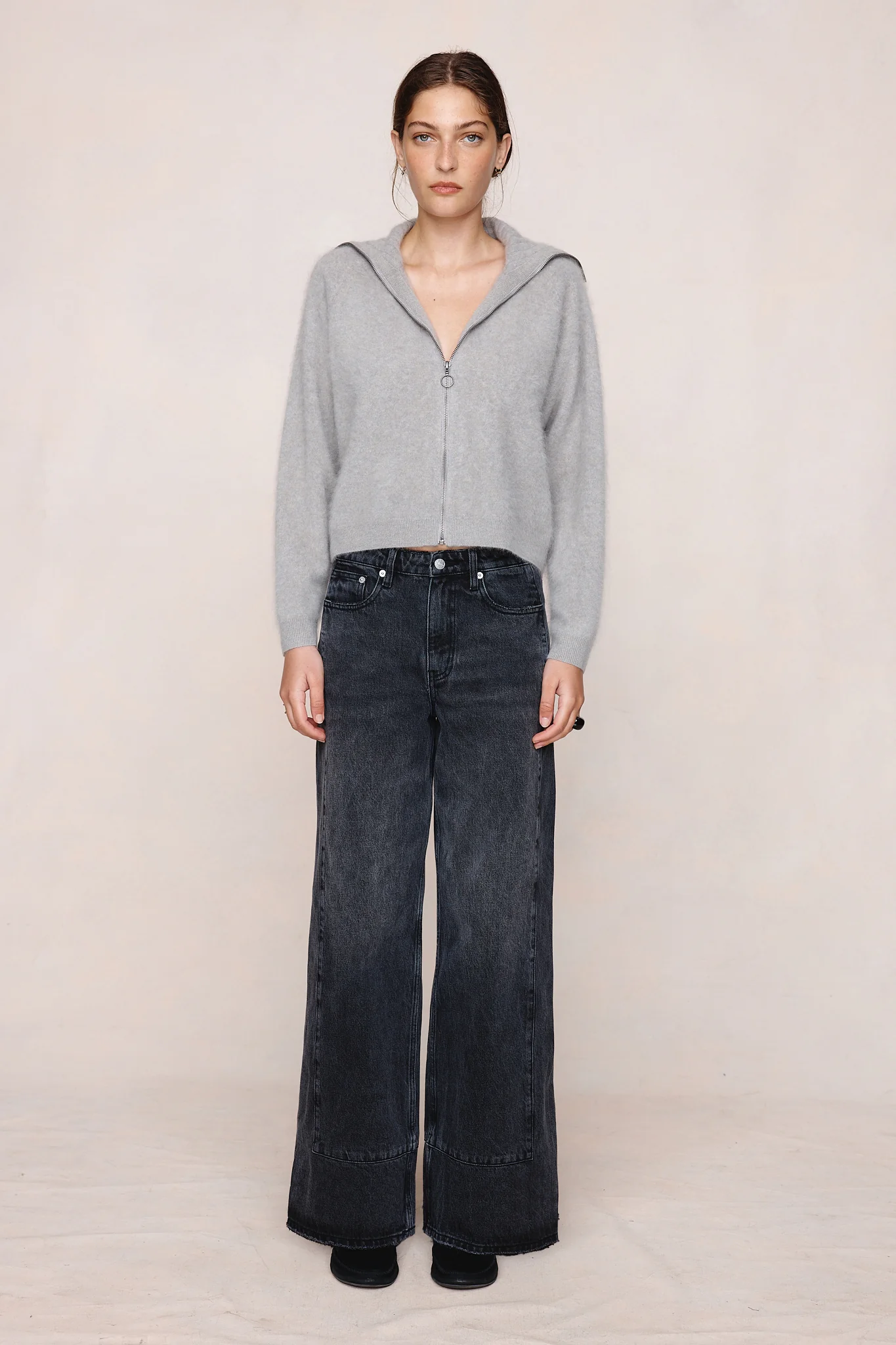 Marle Oscar Zip Up - Fog - Image 3