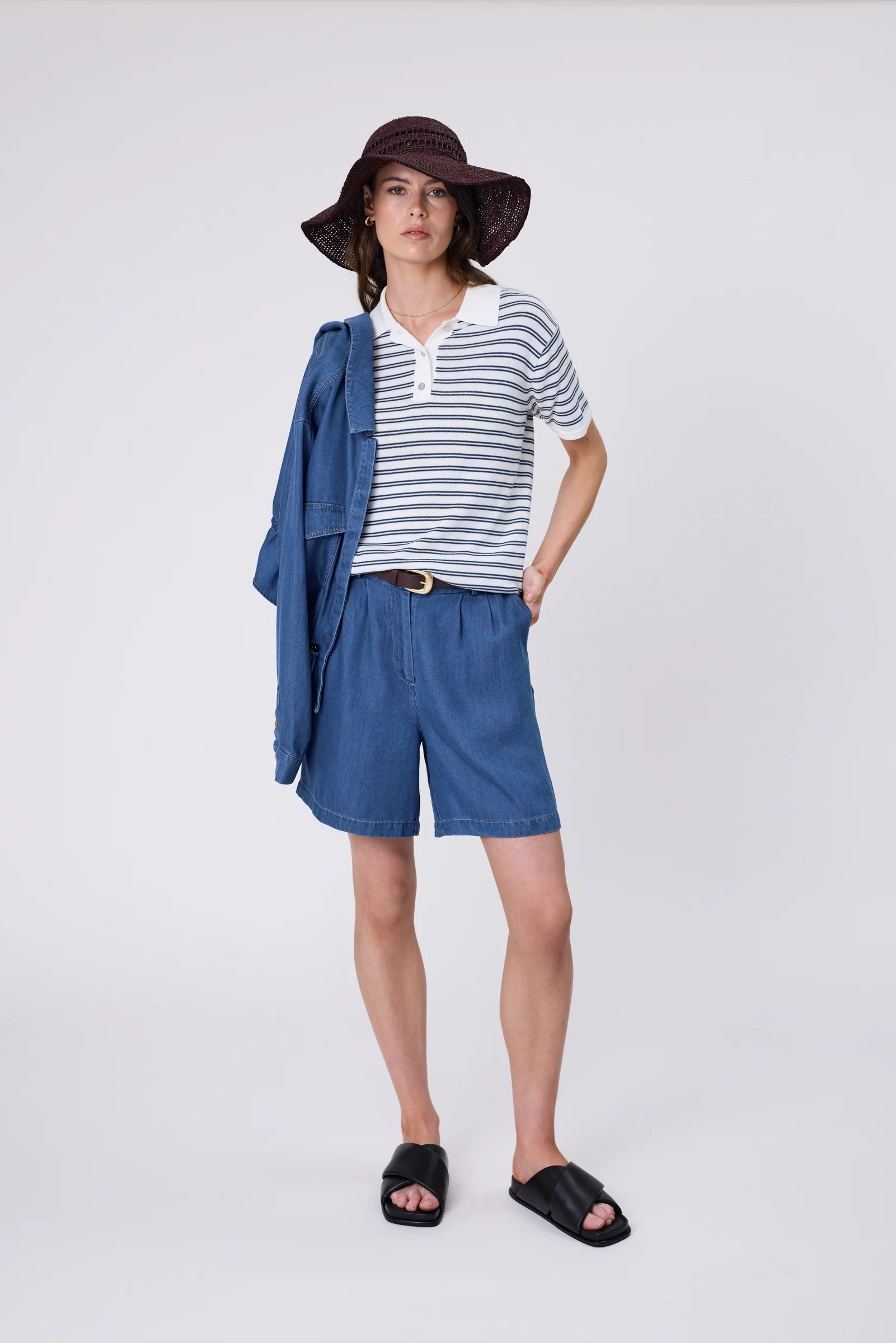 Marlow Vista Bermuda Short - Mid Wash - Image 10