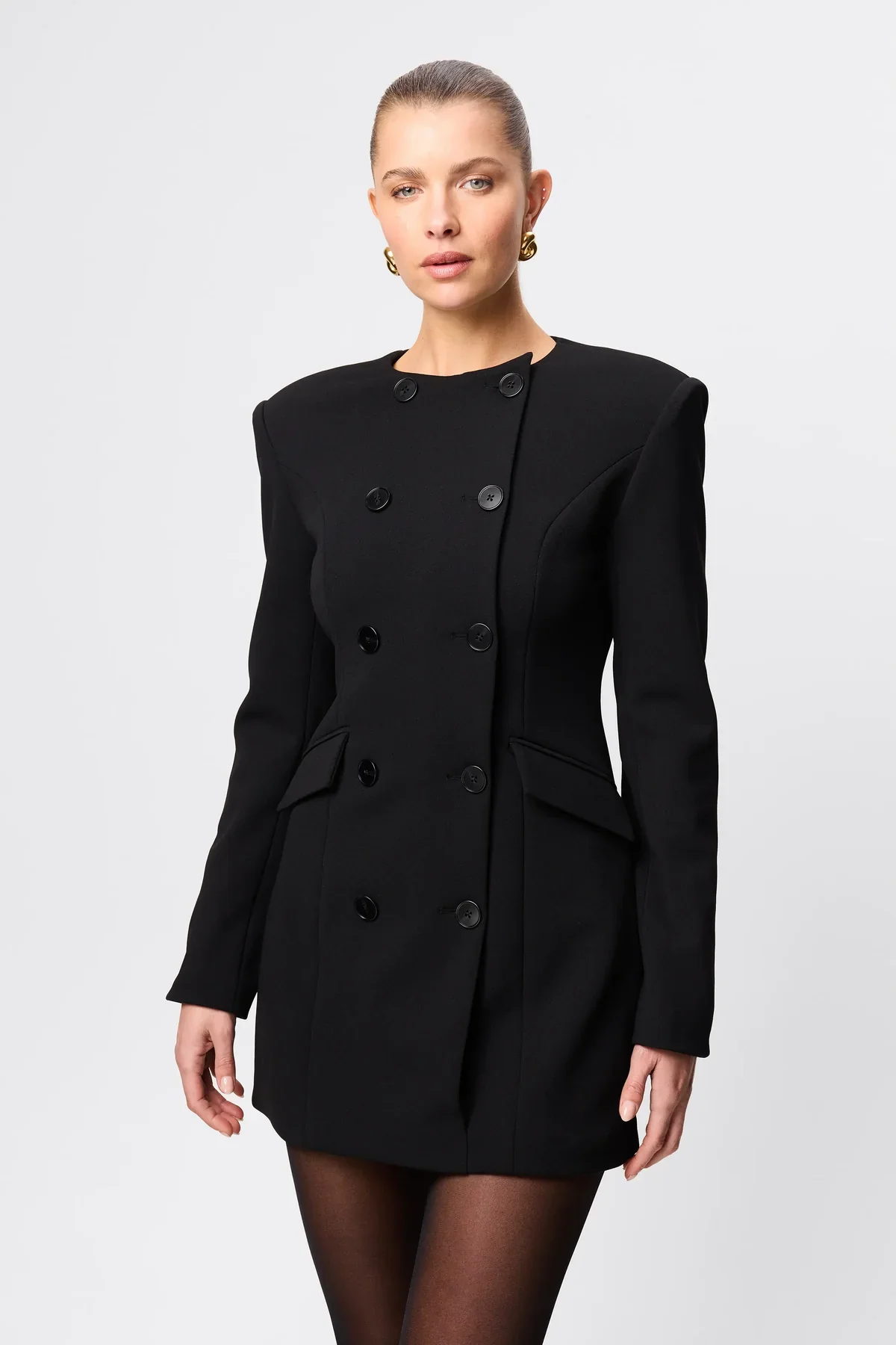 Mossman Even Odds Mini Dress - Black - Image 3