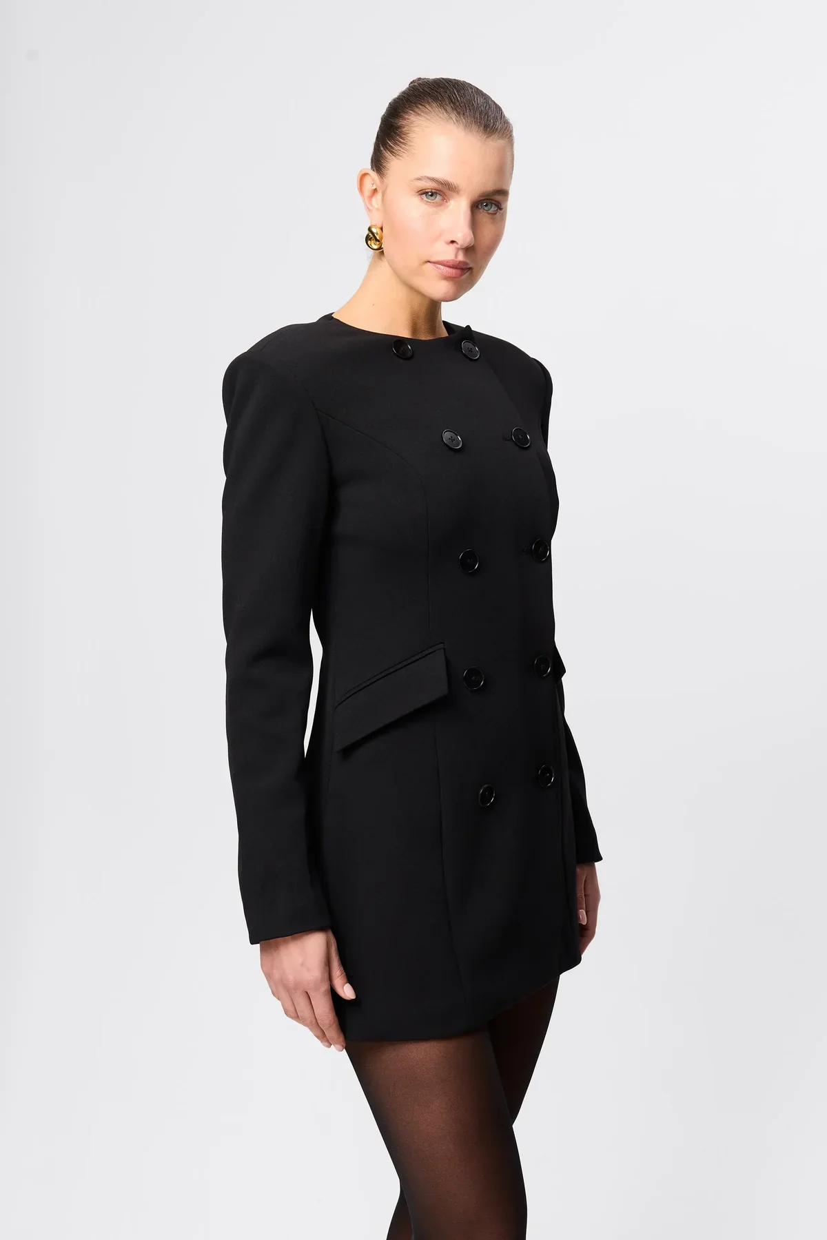 Mossman Even Odds Mini Dress - Black - Image 4