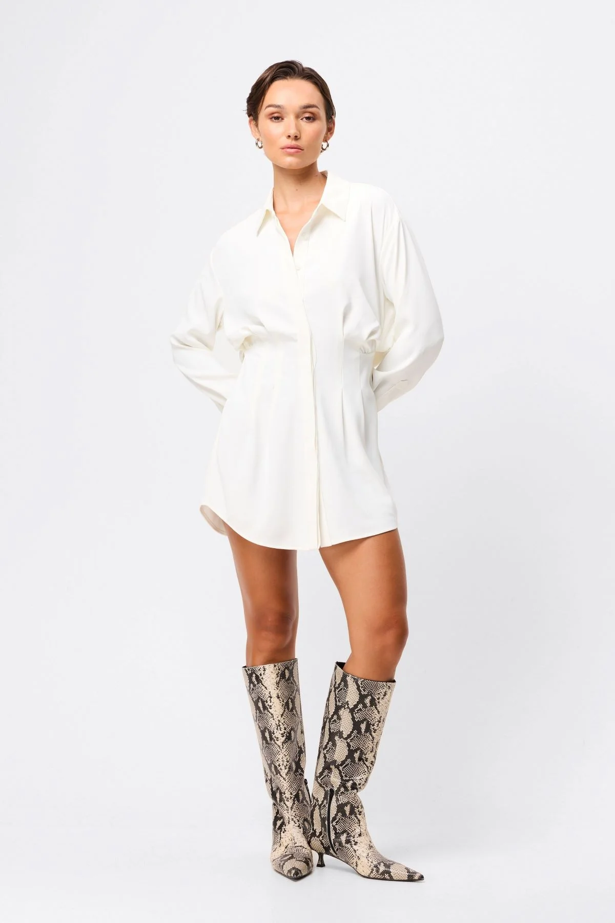 Mossman Good Intentions Mini Dress - White - Image 4