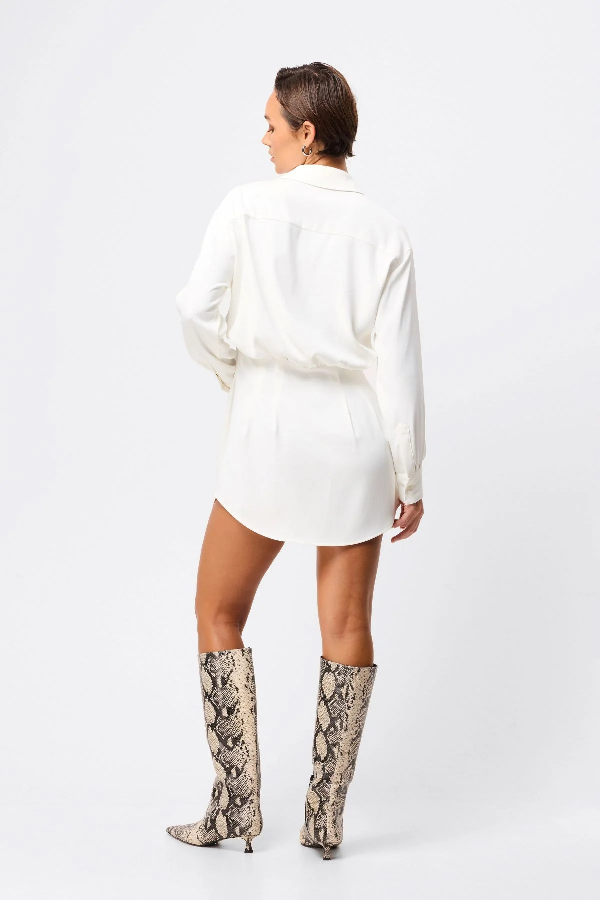 Mossman Good Intentions Mini Dress - White - Image 5