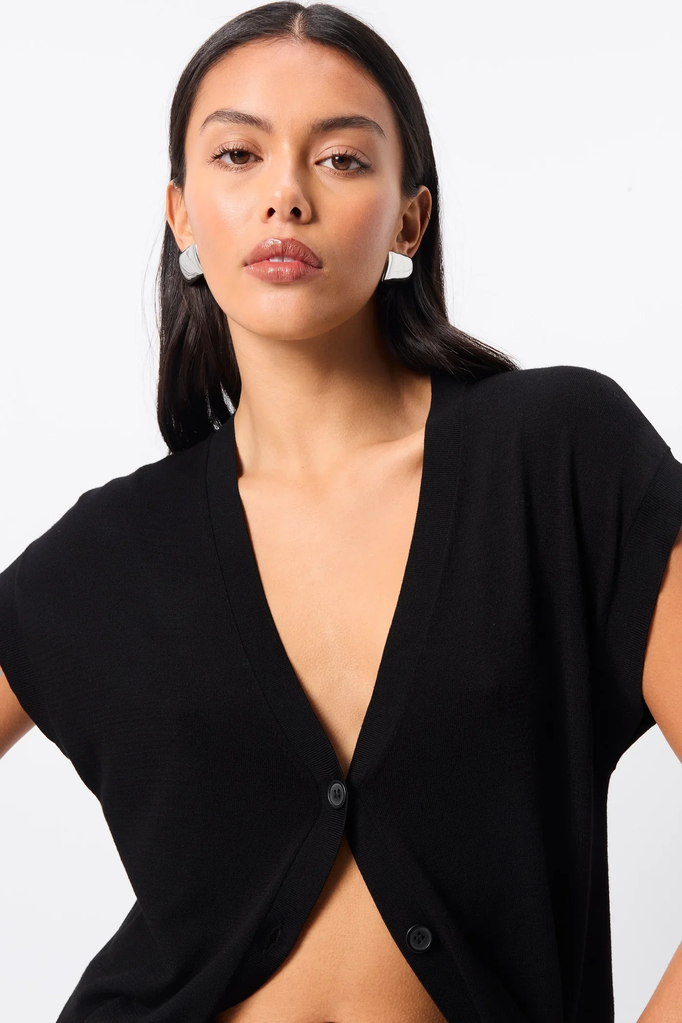 Mossman Once Again Knit Vest - Black - Image 5