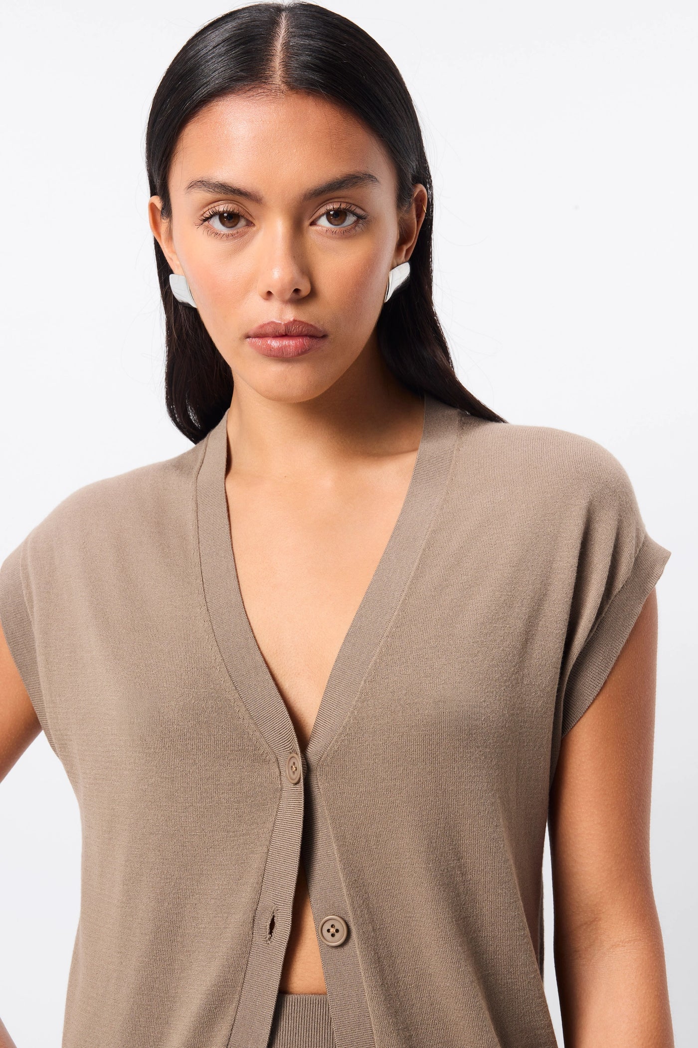 Mossman Once Again Knit Vest - Olive - Image 5