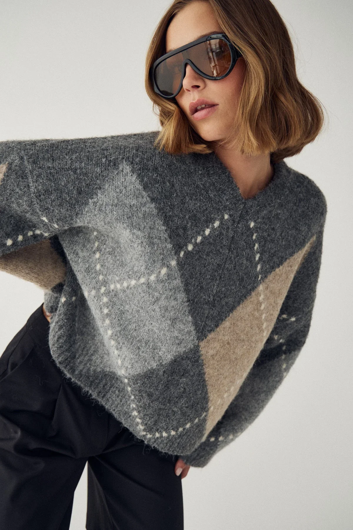Noella Lai Knit - Grey Mix Arriving End July - Image 4