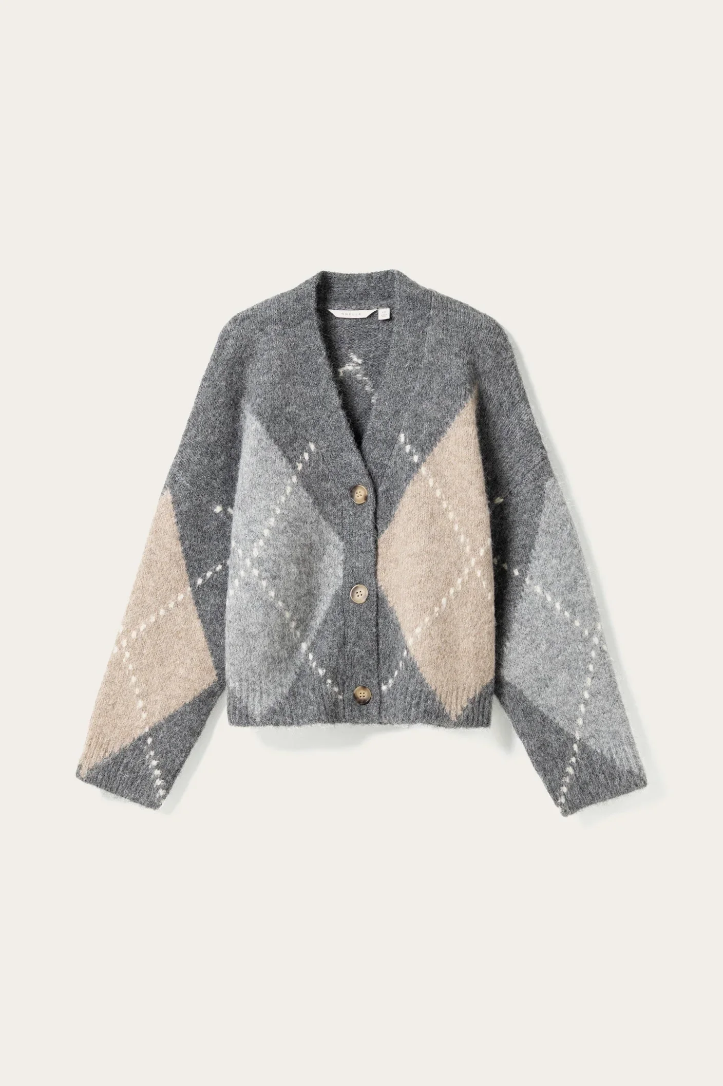 Noella Laiana Cardigan - Grey Mix - Image 6