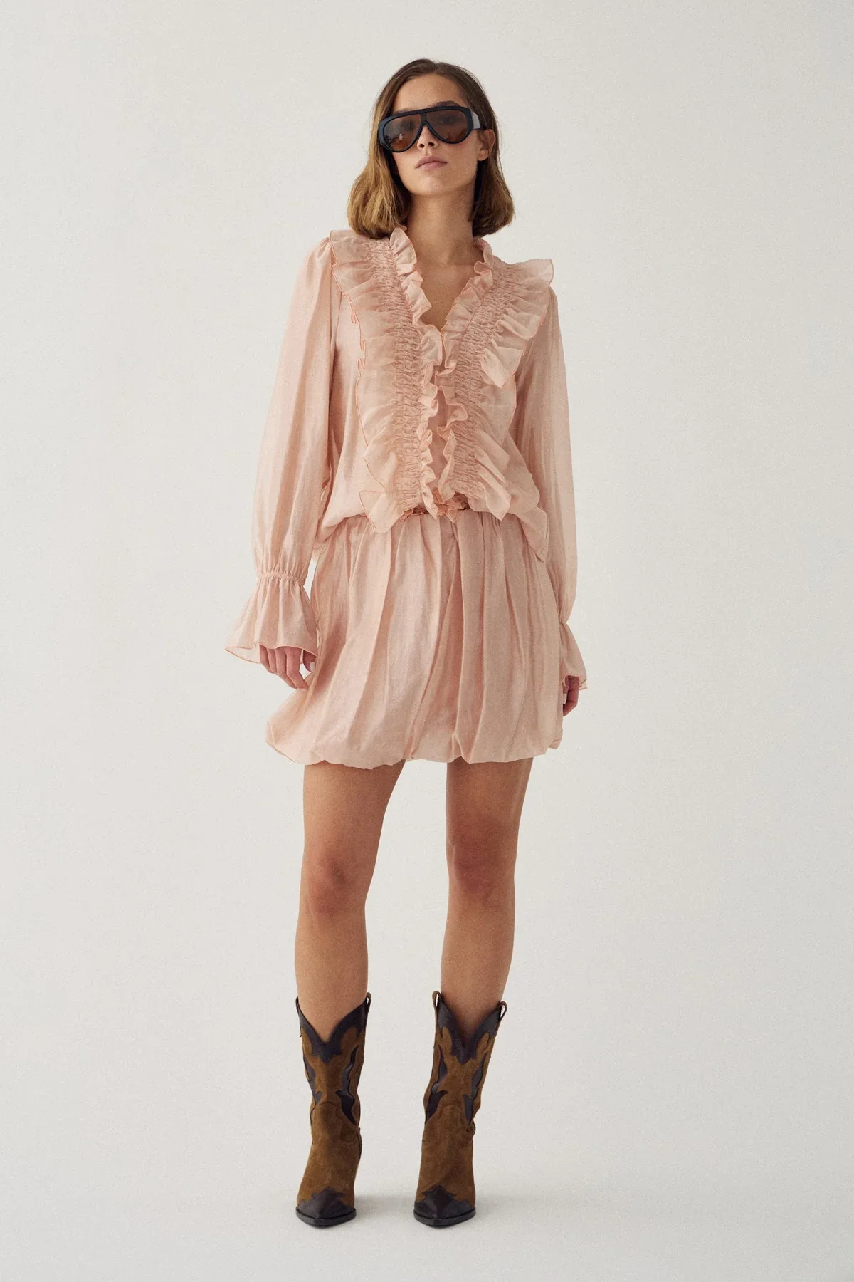 Noella Myrtia Blouse - Blush Rose - Image 3