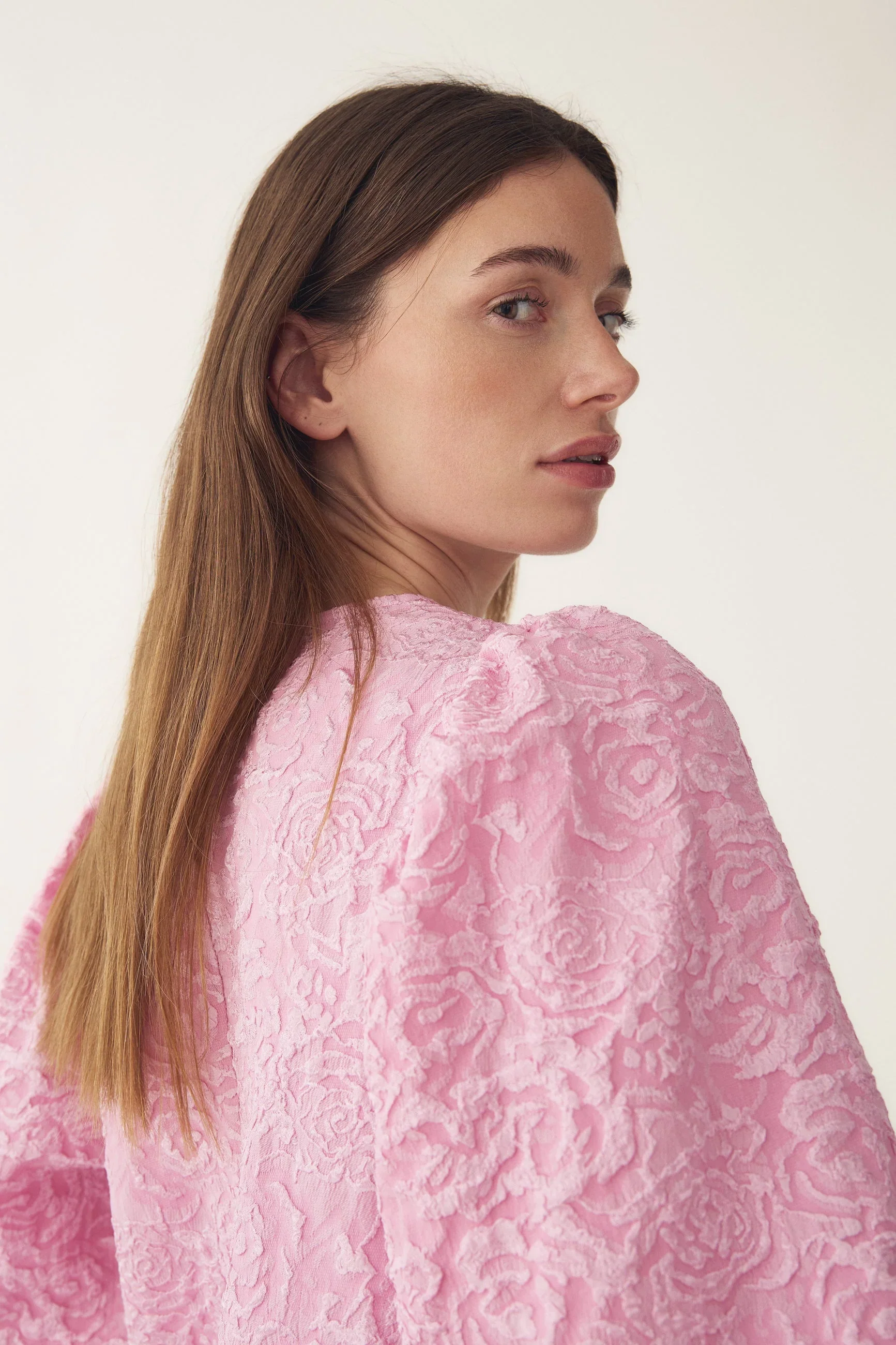 Noella Shelly Blouse - Baby Pink - Image 6