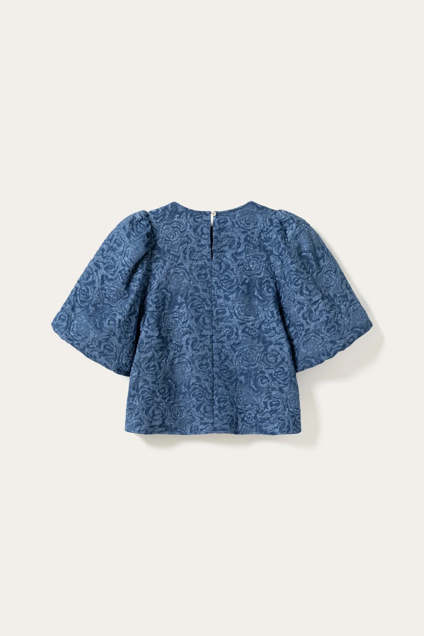 Noella Shelly Blouse - Dusty Blue - Image 6