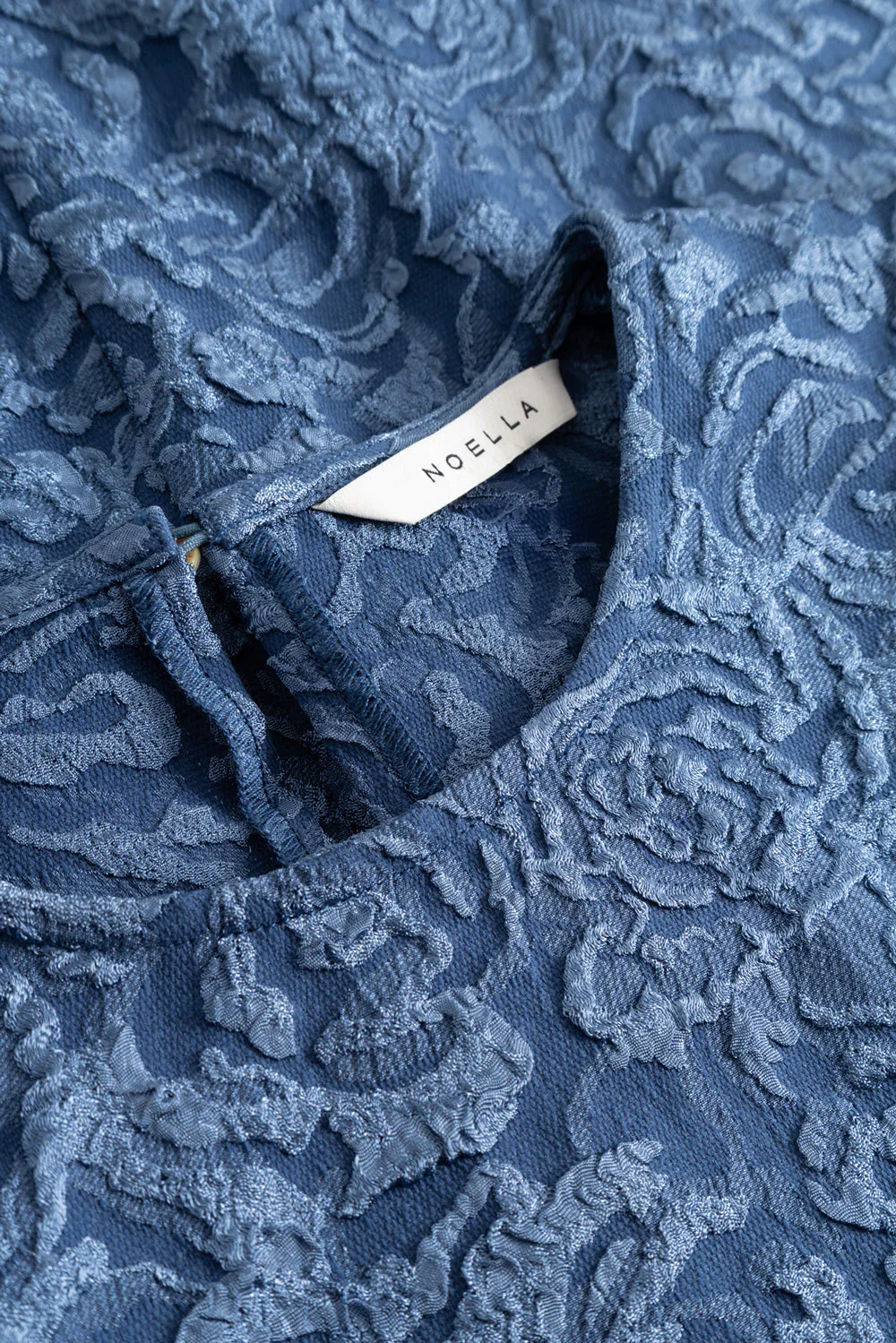 Noella Shelly Blouse - Dusty Blue - Image 7