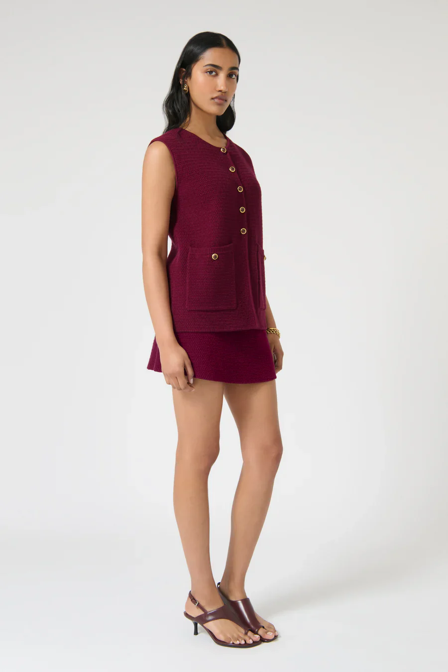 ONTE Helena Skirt - Plum - Image 3