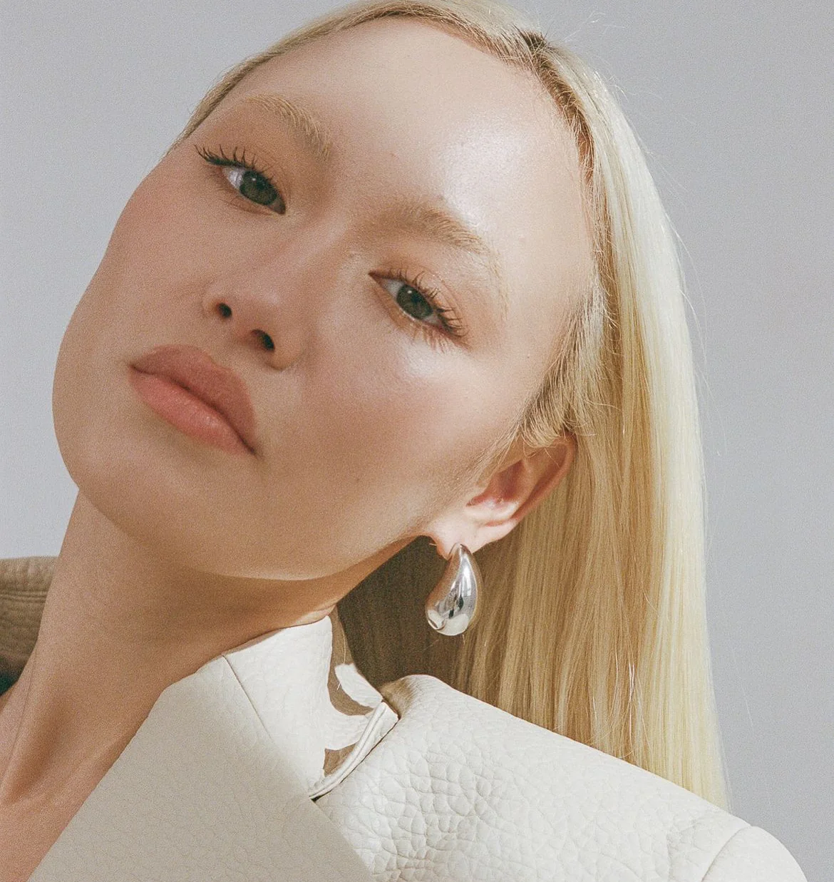 Porter Blob Earrings - Silver - Image 3