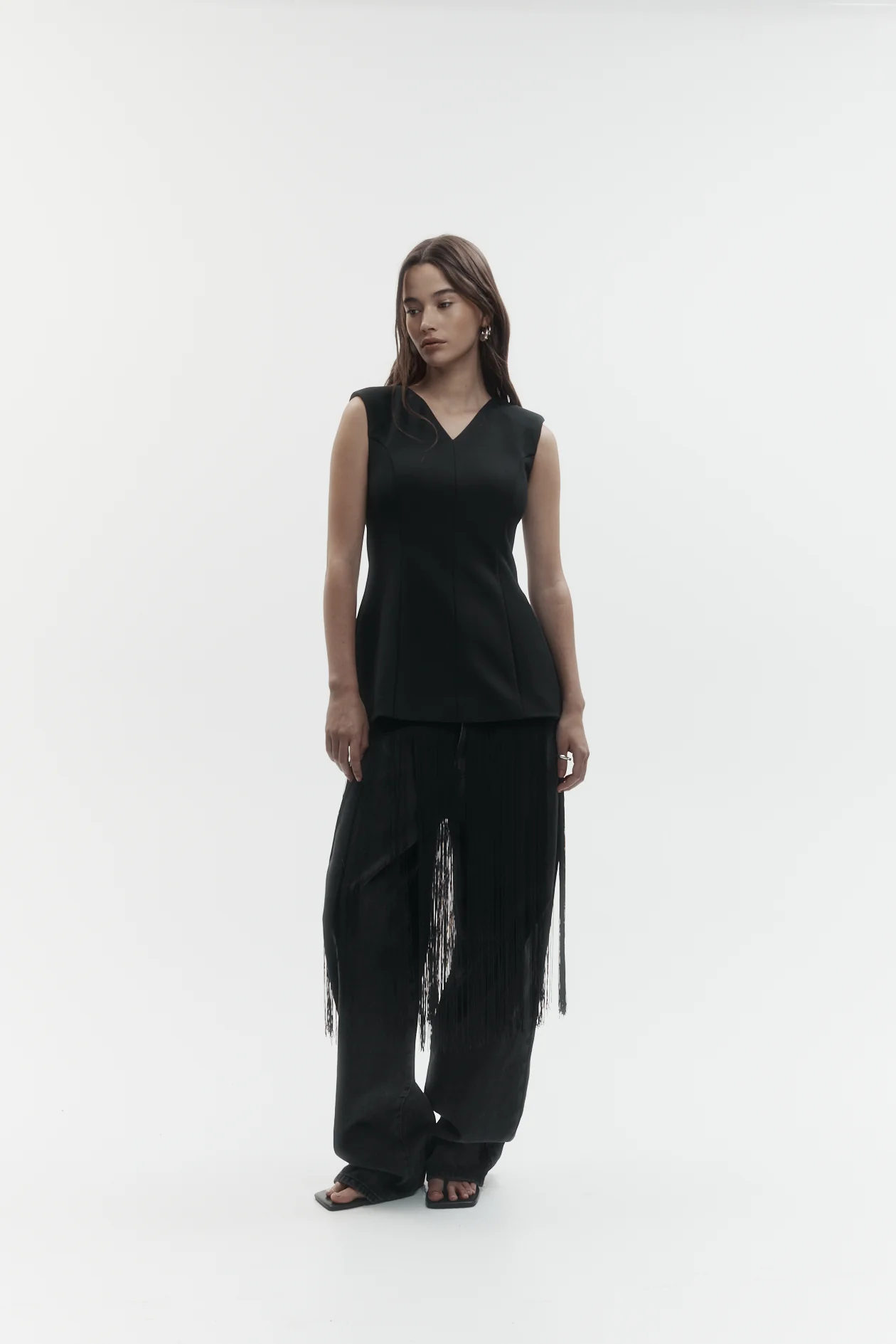 Rebe Form Top - Black - Image 3