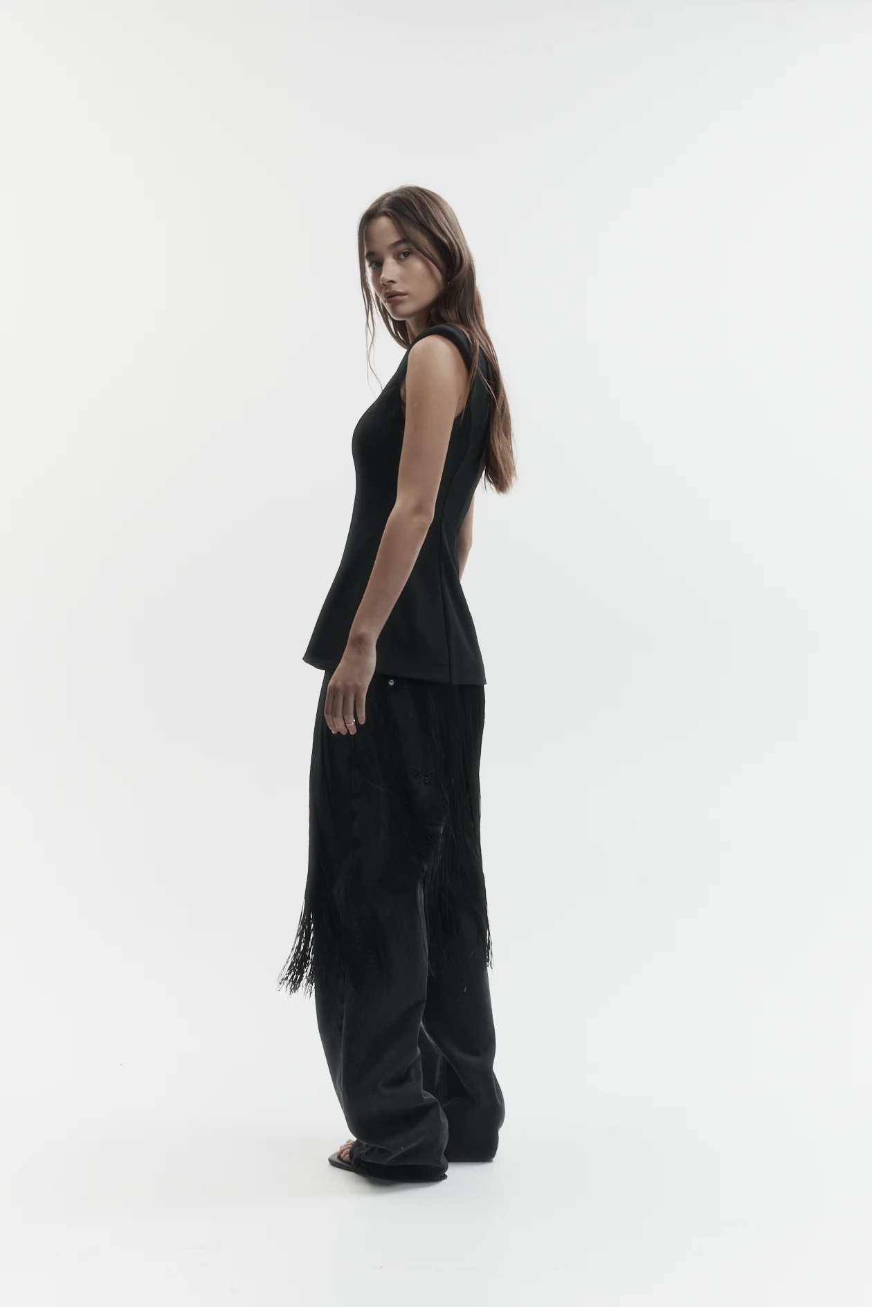 Rebe Form Top - Black - Image 4