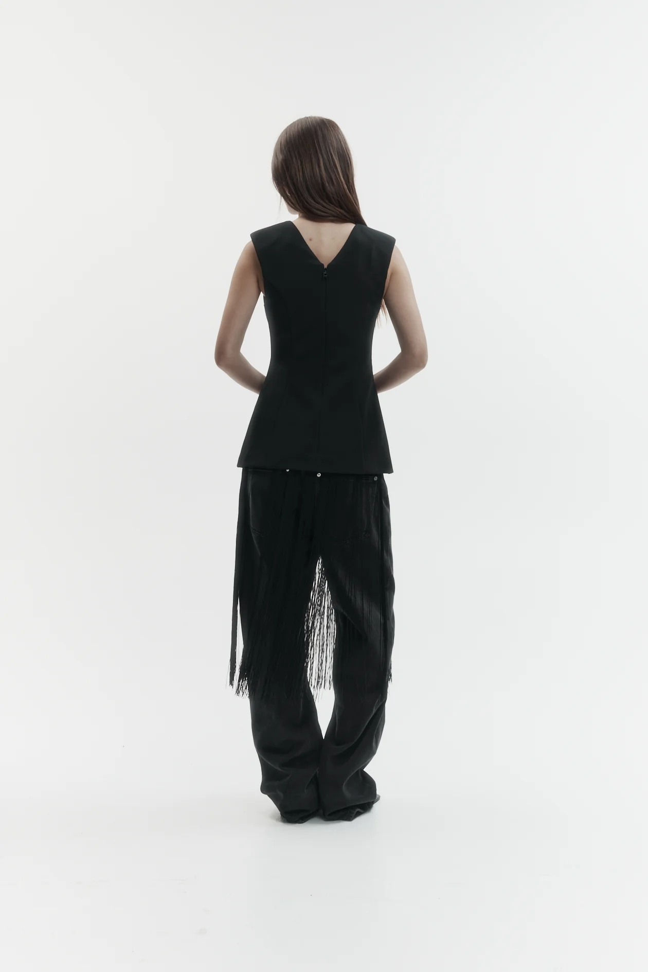 Rebe Form Top - Black - Image 5