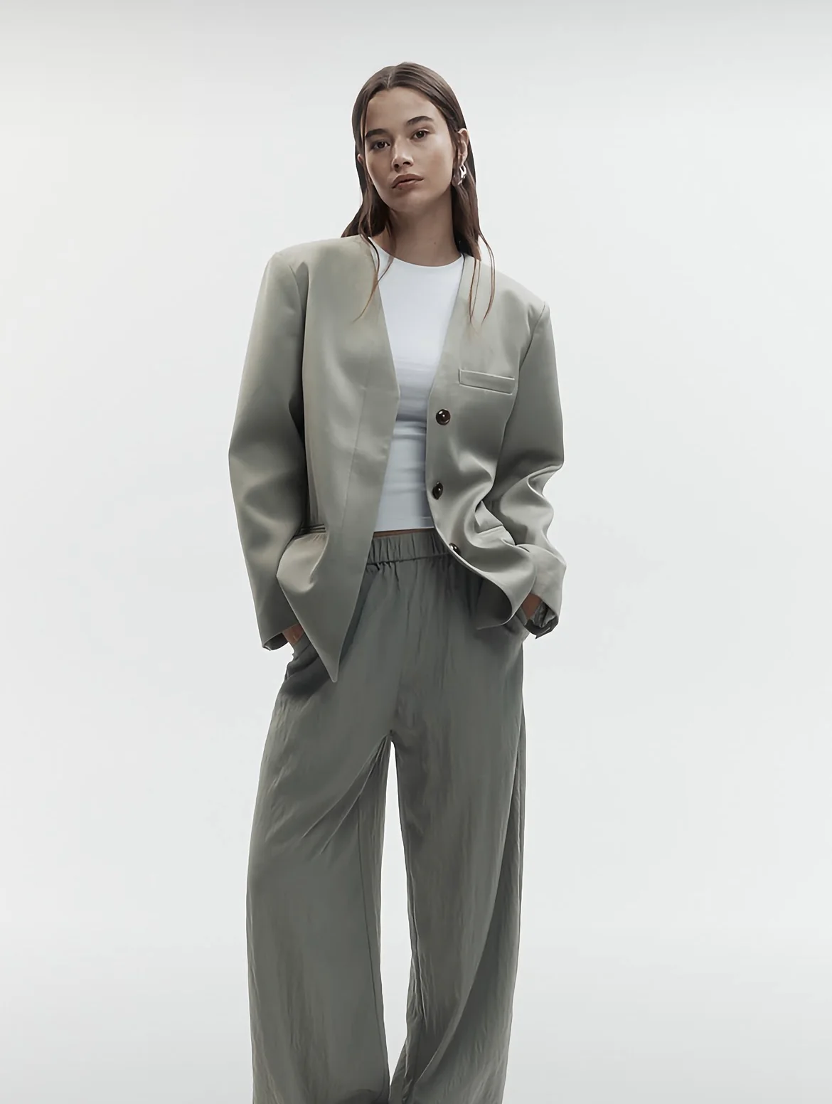 Rebe Ilona Blazer - Clay - Image 3