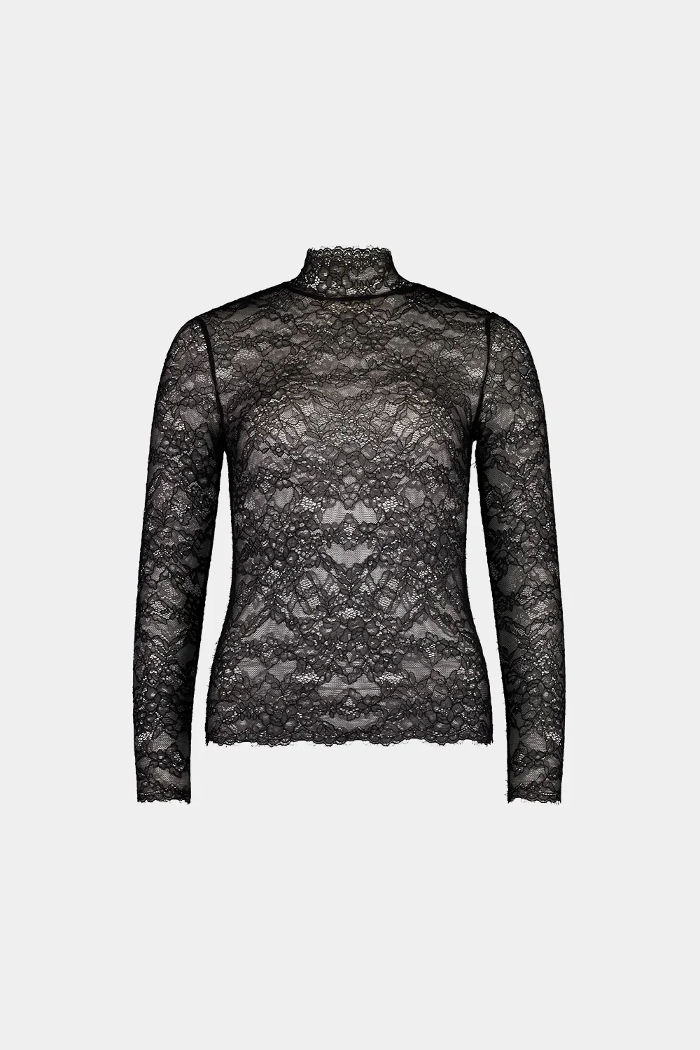 Rebe Lace Long Sleeve - Black - Image 6