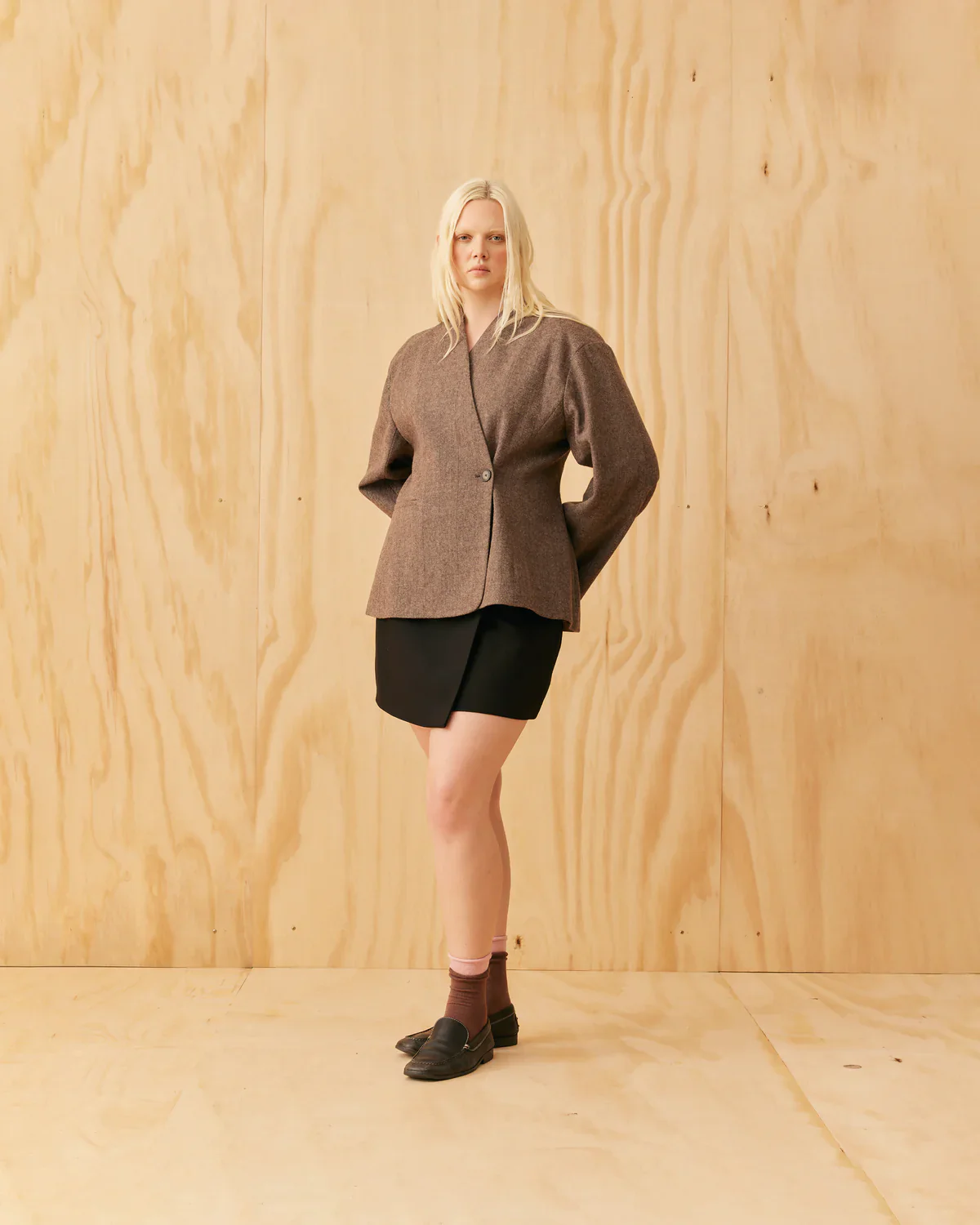 Ruby Coco Blazer - Herringbone - Image 6