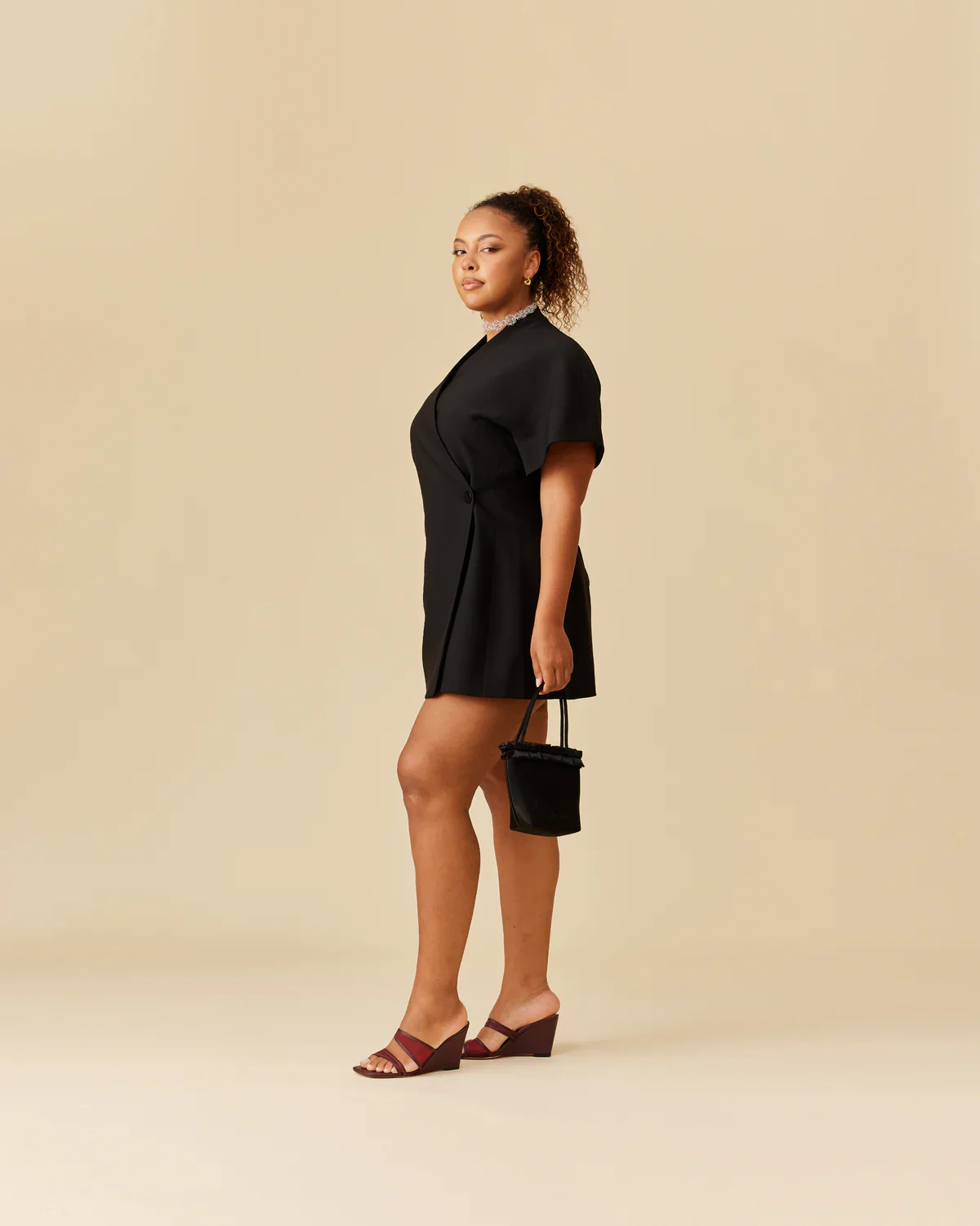 Ruby Coco Blazer Mini Dress - Black - Image 7