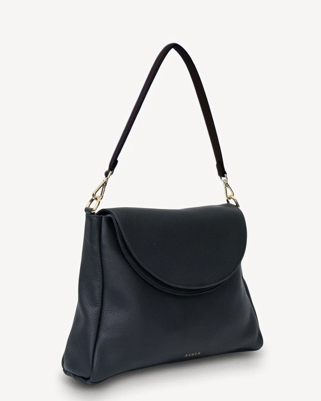 Saben Becks Shoulder Bag - Black Luxe - Image 3