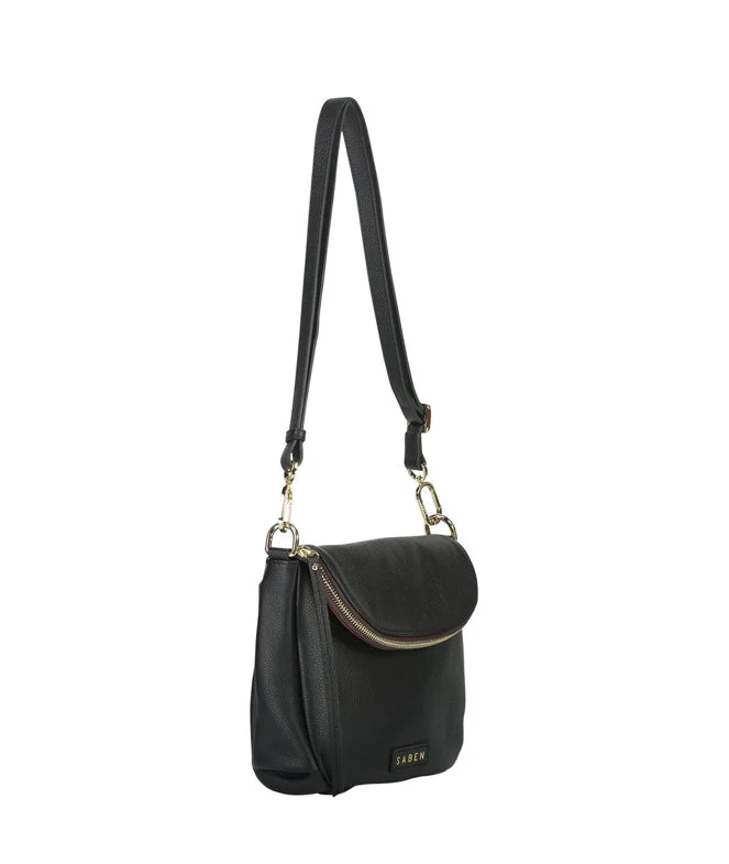 SABEN Fifi Crossbody Bag - Black - Image 4