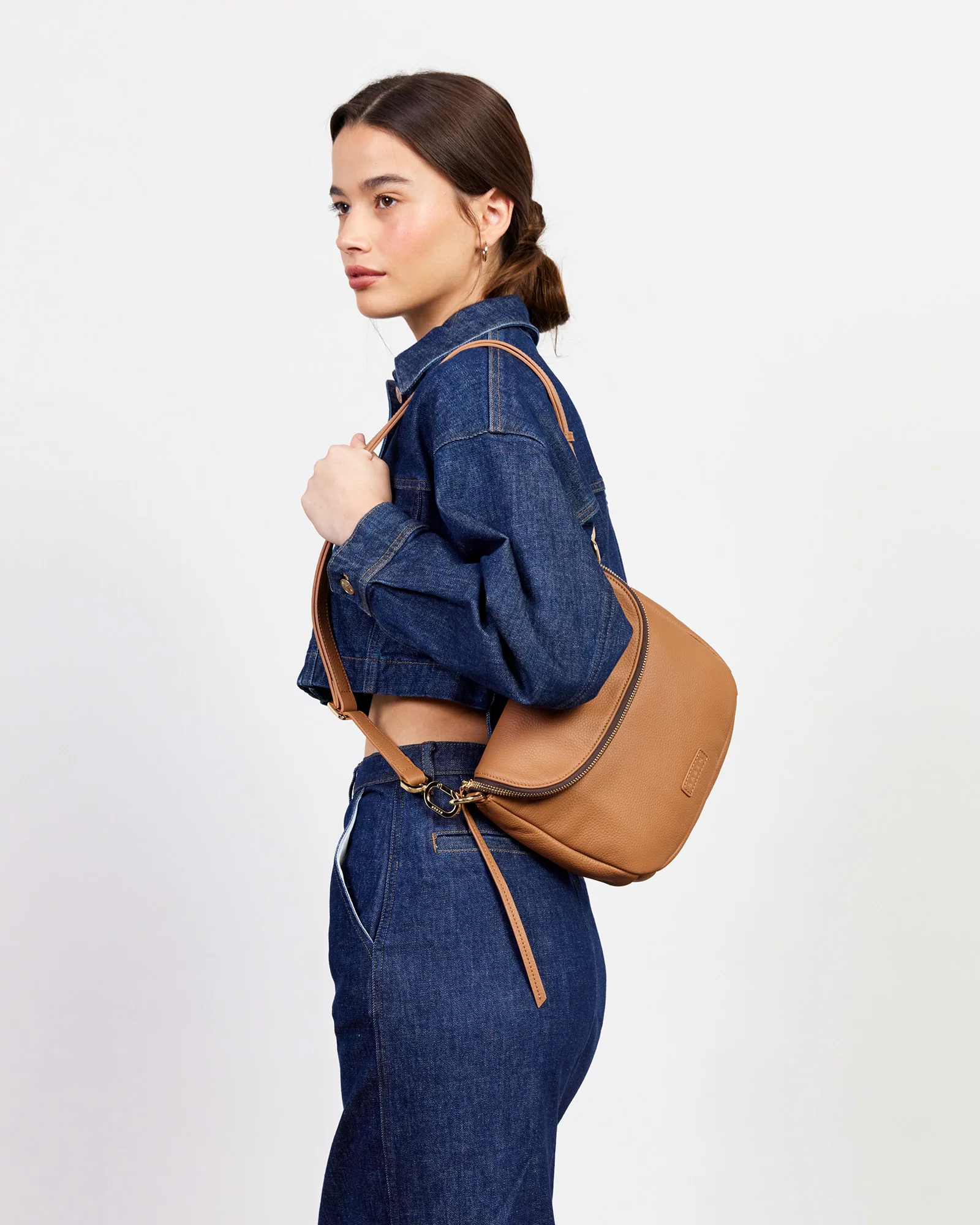 SABEN Fifi Crossbody Bag - Toffee - Image 5