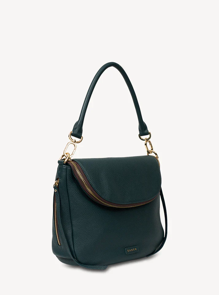 SABEN Frankie Shoulder Bag - Hunter Green - Image 5