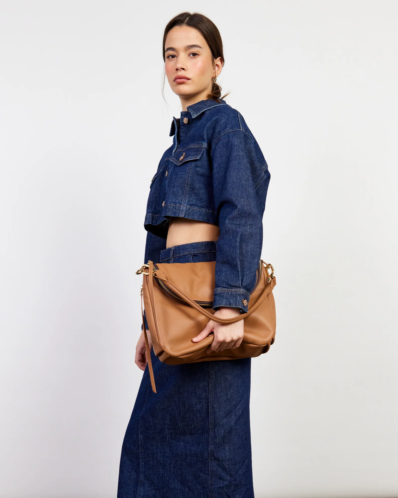 SABEN Frankie Shoulder Bag - Toffee - Image 7