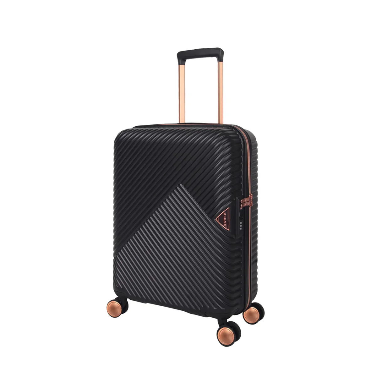 Saben Large Suitcase Luggage Bag - Black - Image 6
