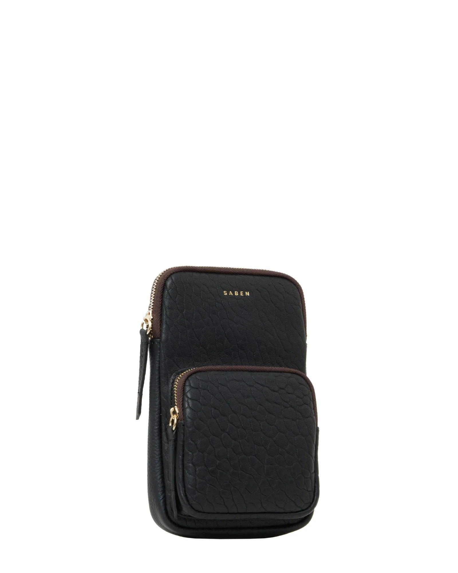 SABEN Nikko Pocket Phone Sling - Black Bubble - Image 3