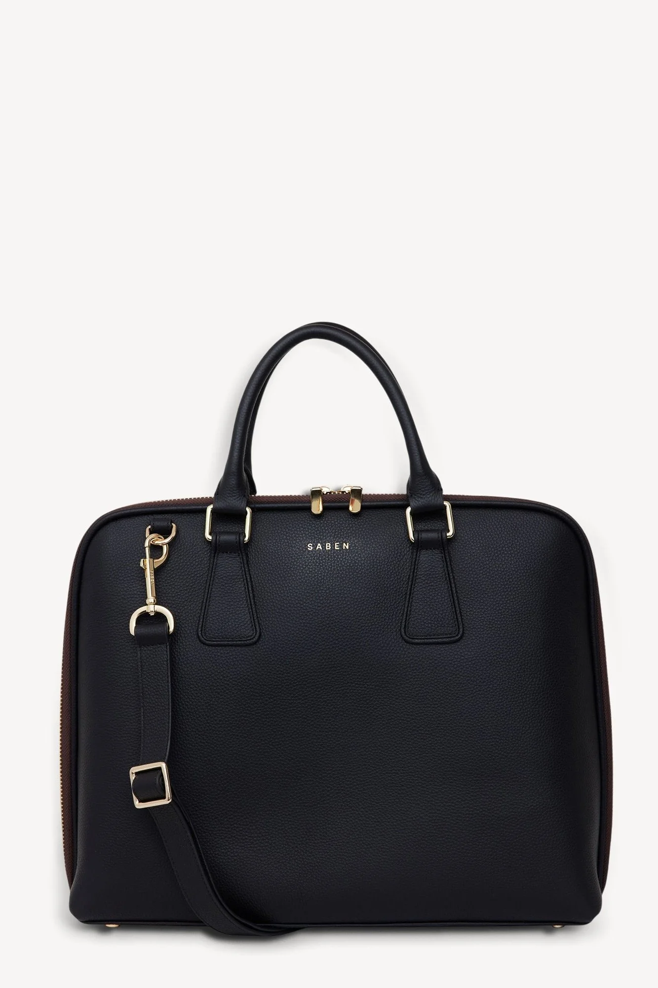 SABEN Parker Briefcase - Black