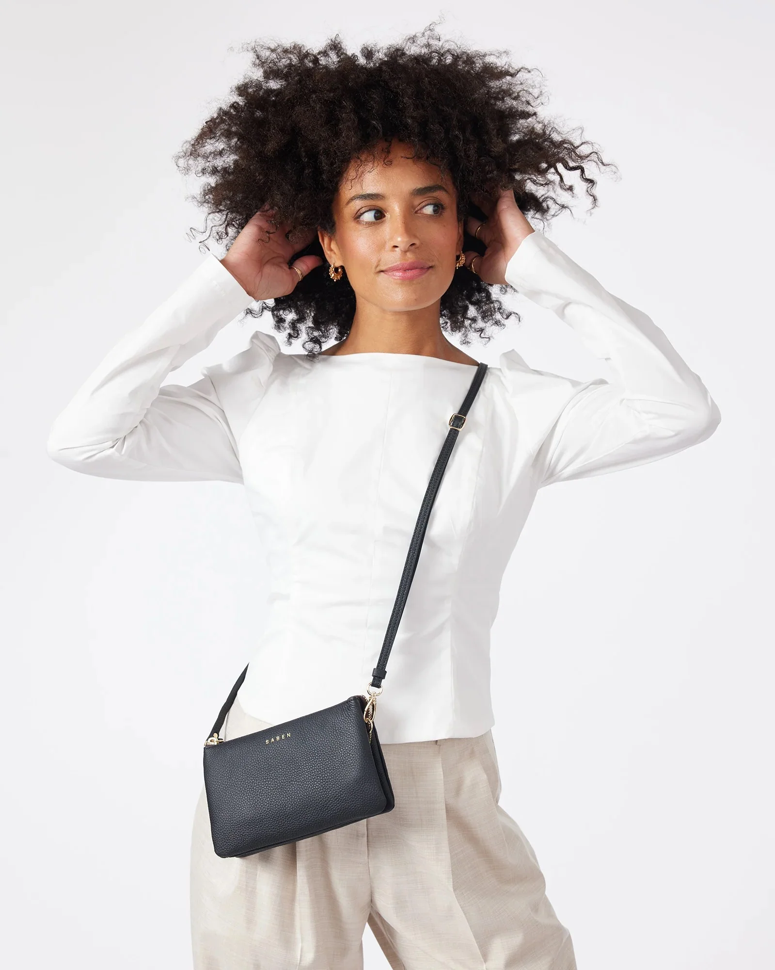 SABEN Tilly’s Crossbody Bag - Black - Image 4