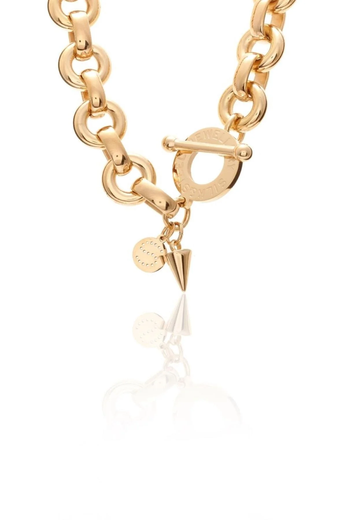 Silk & Steel Heirloom Necklace - Gold - Image 2