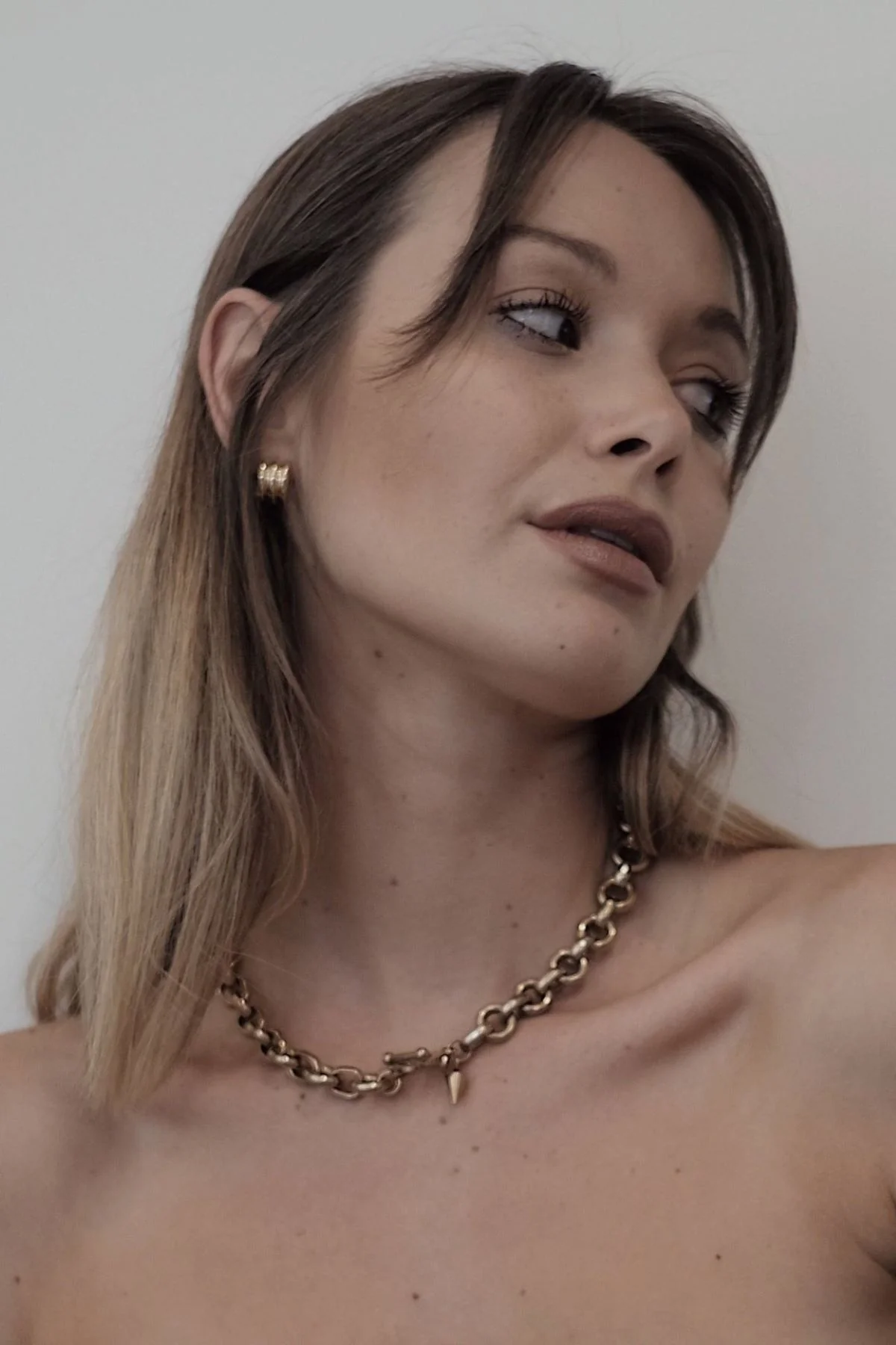Silk & Steel Heirloom Necklace - Gold - Image 6