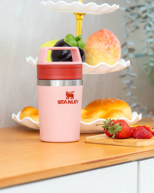 STANLEY THE CAFÉ-TO-GO TRAVEL MUG | 8 OZ Peach Rose - Image 3