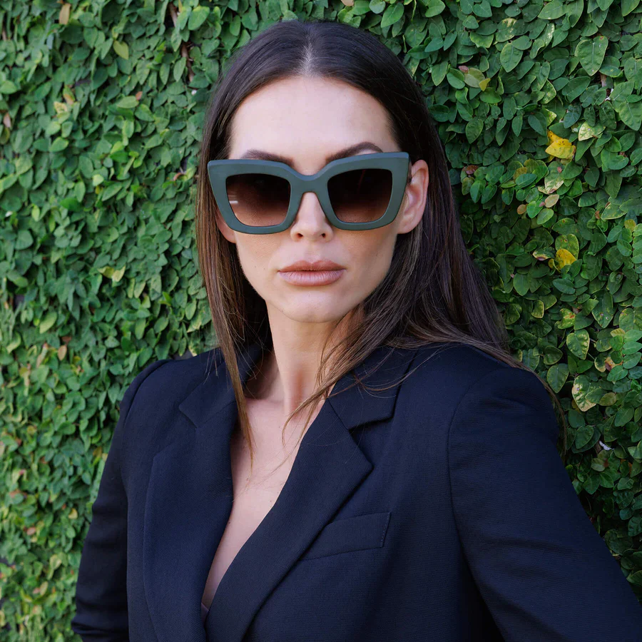 Valley Eyewear Brigada - Matte Army Green / Brown Gradient Lens