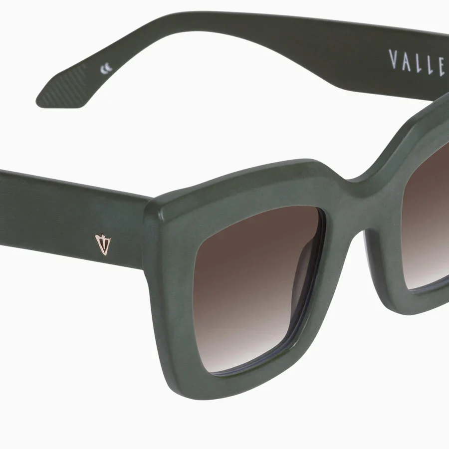 Valley Eyewear Brigada - Matte Army Green / Brown Gradient Lens - Image 7