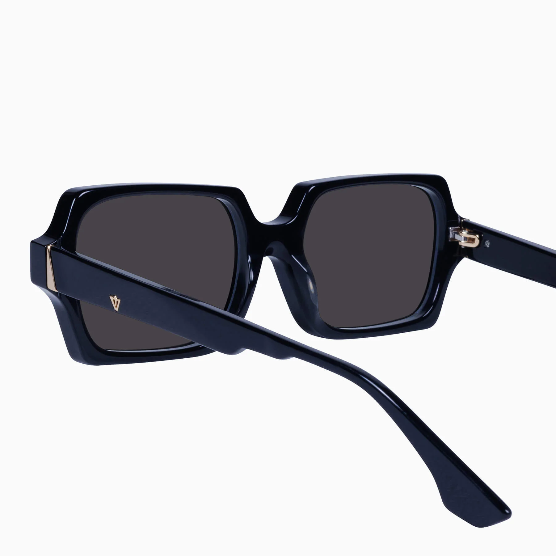 Valley Eyewear Liberty - Gloss Black with Gold Metal Trim - Image 6