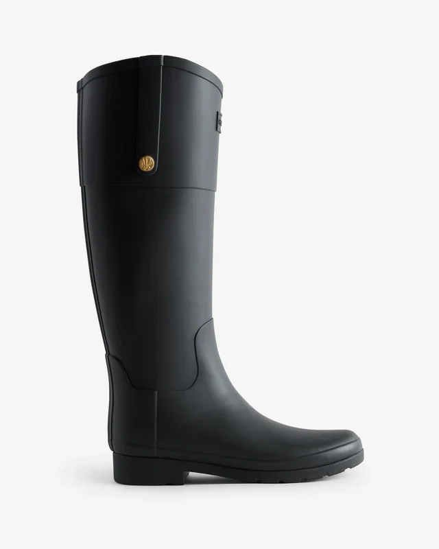 Women's Refined Gold Trim Riding Boot