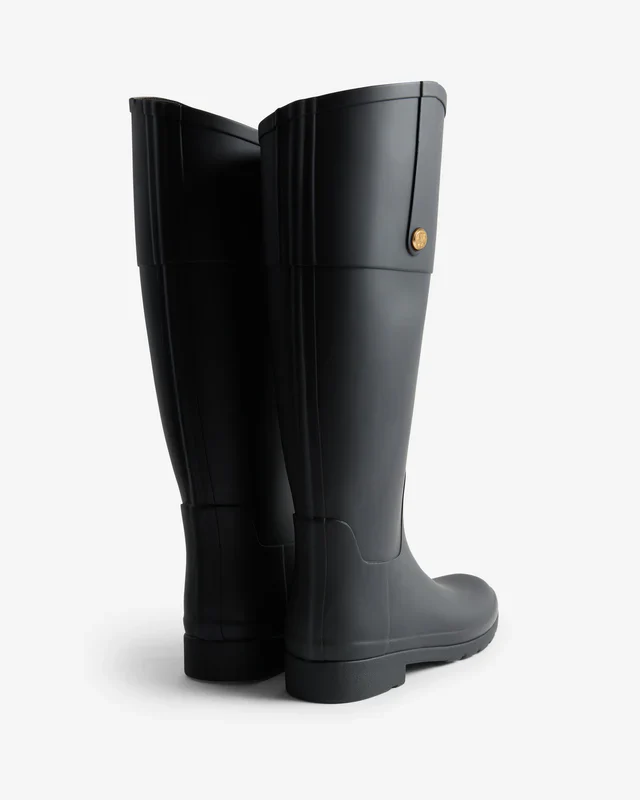 Women's Refined Gold Trim Riding Boot - Image 3