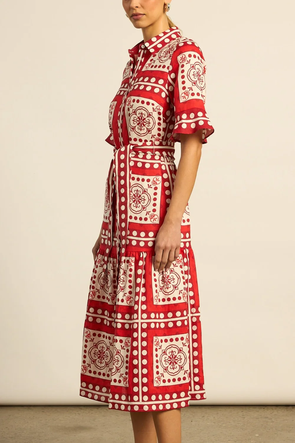 Zoe Kratzman Oasis Dress - Poppy Scarf - Image 3